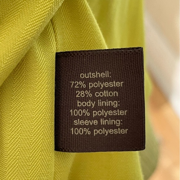 The Limited yellow short sleeve jacket size small - Picture 13 of 14